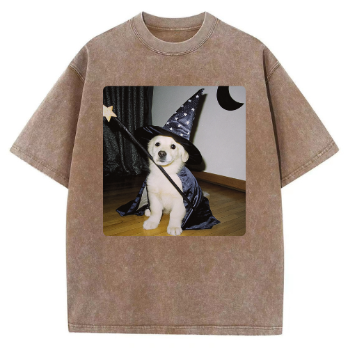 Magic Pup Washed T-shirt - Image 4