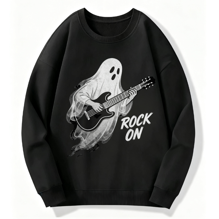 Ghost Guitar Rock Sweatshirt - Image 2