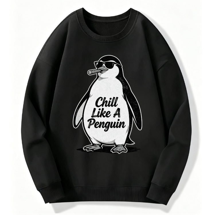 Chill Like A Penguin Sweatshirt - Image 6