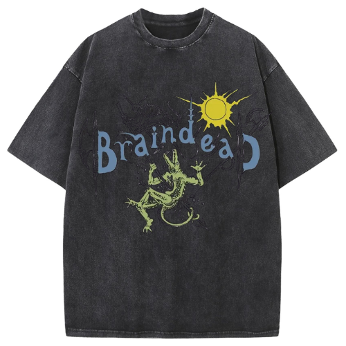 Brain Dead Vintage Rock Graphic T-Shirt
